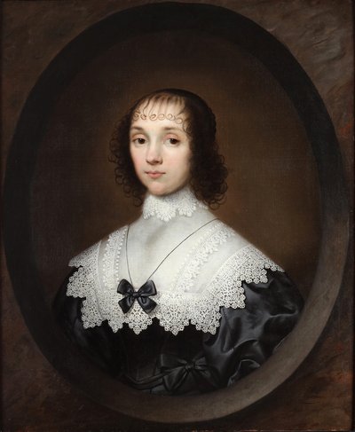 Portræt af Lady Waterpark af Cornelis Janssens van Ceulen
