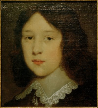 Portræt af en ung mand af Cornelis Johnson van Keulen