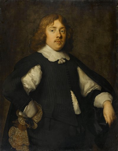 Portræt af Joan Pietersz Realel (1625-59) af Cornelis Jonson van Ceulen (I)
