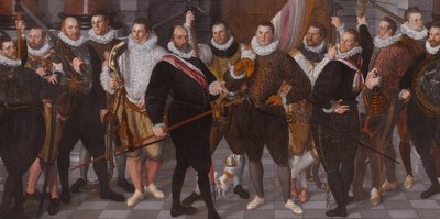Kompagniet med kaptajn Dirck Jacobsz Rosecrans og løjtnant Pauw af Cornelis Ketel
