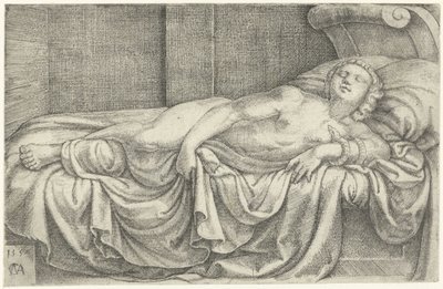 Kleopatras død af Cornelis Massijs
