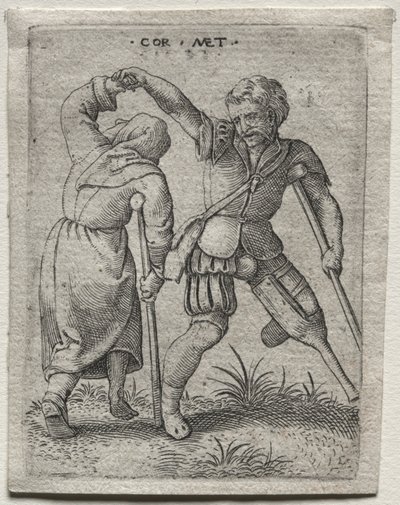Dansende krøblinge af Cornelis Massys