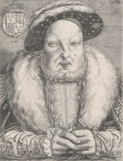 Portræt af Henrik VIII, ca. 1547. af Cornelis Massys