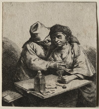 Det Amorøse Par. af Cornelis Pietersz Bega