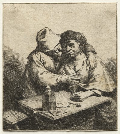 The Amorous Couple, midten af 1600-tallet. af Cornelis Pietersz Bega