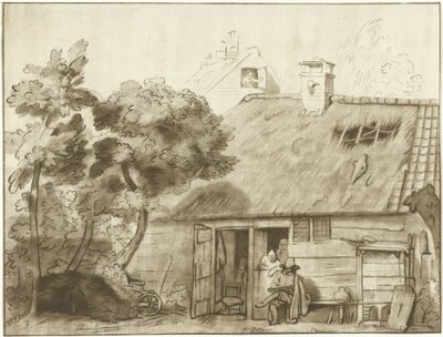 Tegner for gård af Cornelis Ploos van Amstel (signed by artist)