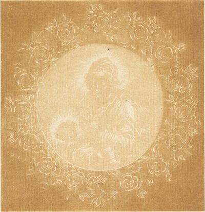 Mary med Kristus barn Jomfru Maria barnet Jesus af Cornelis Ploos van Amstel