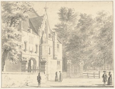 Bageste del af den store kirke i Edam af Cornelis Pronk