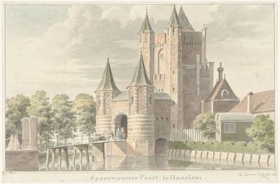 Spaarnwouder gate i Haarlem af Cornelis Pronk