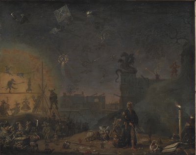Synet om søndagsbarnet af Cornelis Saftleven