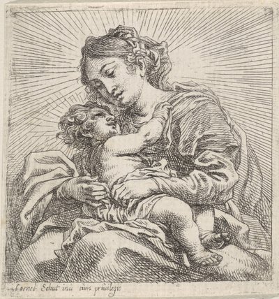 Madonna mødte venlig af Cornelis Schut (I)
