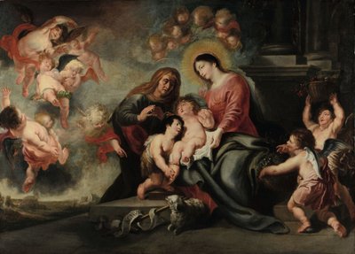 Jomfru og barn med Sankt Anna af Cornelis Schut