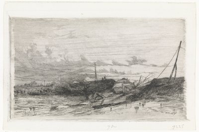 Digebrud i Arnhem, 1855 af Cornelis Springer