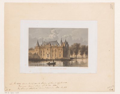 Slottet i Gouda Slottet i Goude (titel på objekt) af Cornelis Springer