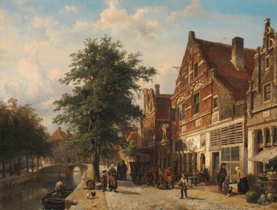 Zuiderhavendijk, Enkhuizen af Cornelis Springer