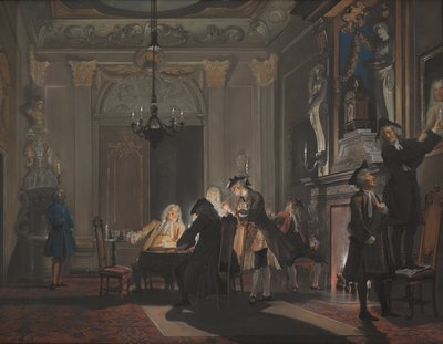 "Det var en samtale mellem brødrene" af Cornelis Troost