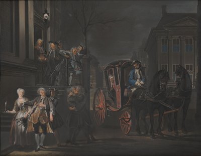"Der gik, som kunne, hvem kunne ikke, faldt" af Cornelis Troost