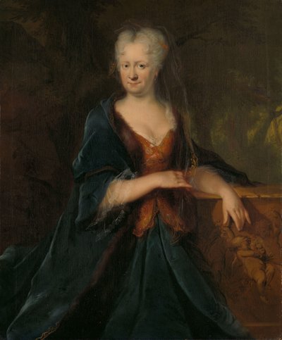 Portræt af Louise Christina Trip, Gerrit Sichtermans hustru af Cornelis Troost