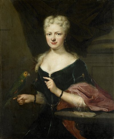 Portræt af Maria Magdalena Stavenisse af Cornelis Troost