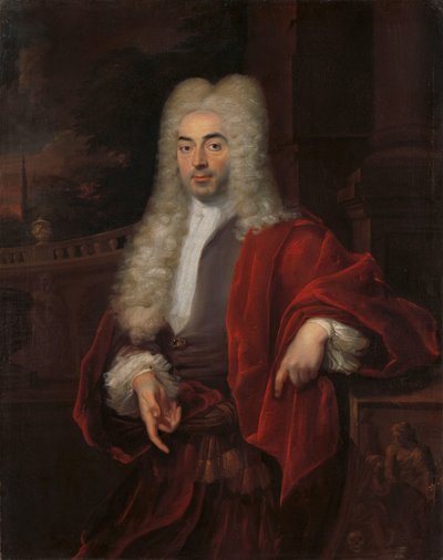 Portræt af en mand af Cornelis Troost