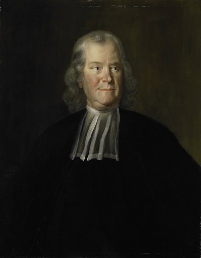 Portræt af lægen Herman Boerhaave, professor ved universitetet i Leiden af Cornelis Troost