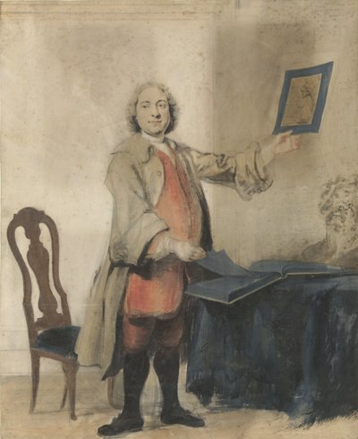 Portræt af Cornelis Bouman af Cornelis Troost