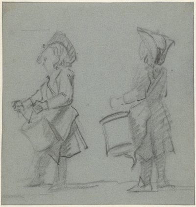 To studier af en trommedreng af Cornelis Troost