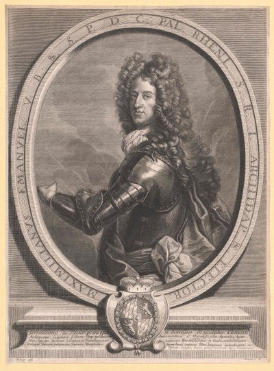 Kurfyrste af Bayern Maximilian II Immanuel (kobberstik) af Cornelis Vermeulen