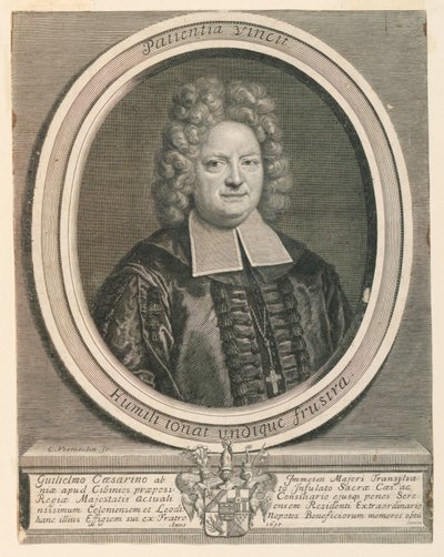 Portræt af William Cæsar af Cornelis Vermeulen