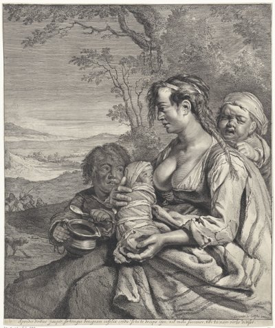 Heidi Jeg lover, at jo rigere desto fattige (...) de ord, jeg gav (titel på objekt) af Cornelis Visscher (II)