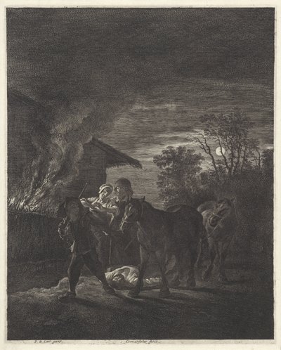 hestetyveri af Cornelis Visscher (II)