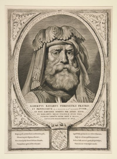 Albertvs Bavarvs Phrenetici Fratris/ et Provinciarvm af Cornelis Visscher