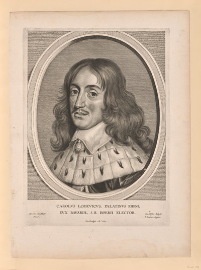 Charles Louis, greve af Palatine, fra Effigies Variae... af Cornelis Visscher