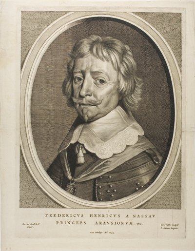 Frederic Henry, prins af Orange, fra Ni portrætter af Cornelis Visscher