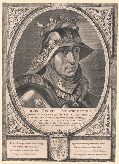 Den hellige romerske kejser Maximilian I (print) af Cornelis Visscher