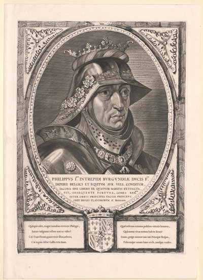 Den hellige romerske kejser Maximilian I (print) af Cornelis Visscher