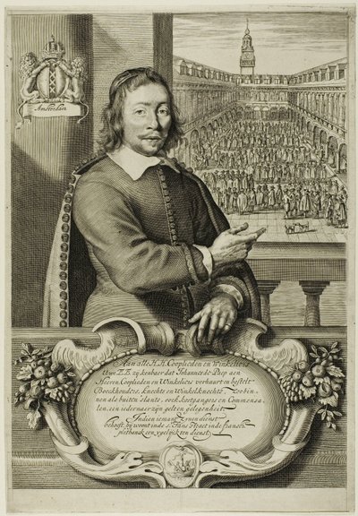 Jan de Paep (økonomichefen) af Cornelis Visscher