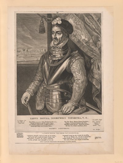 Jan van der Does, fra Quatuor Personae af Cornelis Visscher