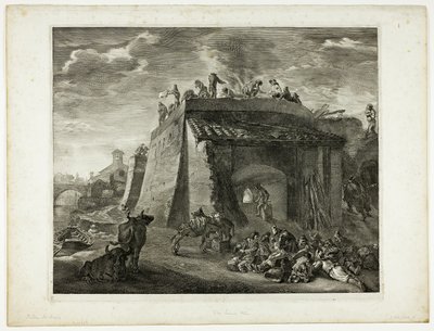 Kalkovn, fra kabinet Reynst af Cornelis Visscher