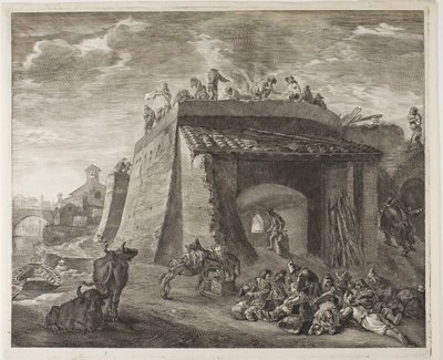 Kalkovn, fra kabinet Reynst af Cornelis Visscher