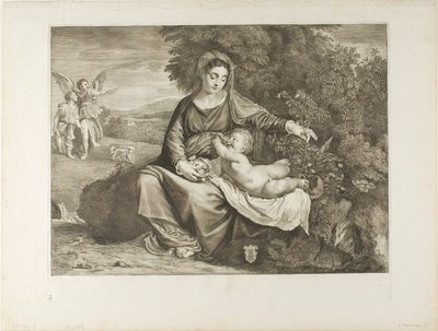 Madonna og barn af Cornelis Visscher