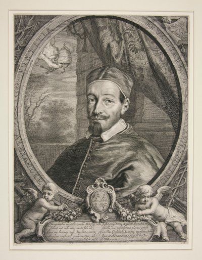Pave Alexandre VII, Fabio Chigi (1599-1667) af Cornelis Visscher