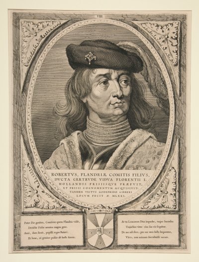 Robert, søn af greven af ​​Flandern af Cornelis Visscher