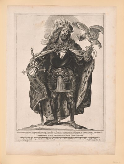 Sankt Bavo, fra Helgener i det nordlige og sydlige Holland af Cornelis Visscher