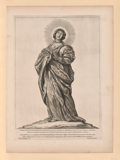 Sankt Cunera, fra Helgener i det nordlige og sydlige Holland af Cornelis Visscher