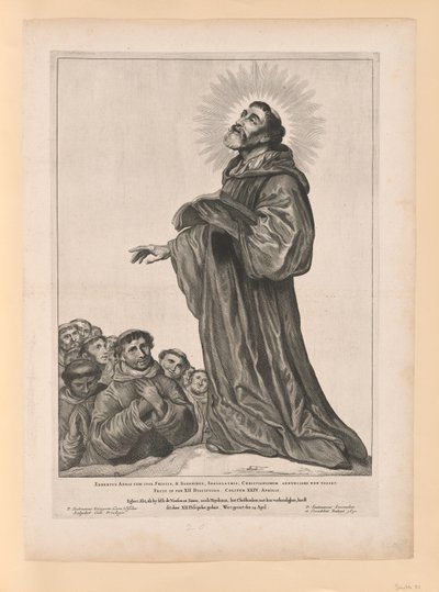 Sankt Egbert Abbeden, fra Helgener i det nordlige og sydlige Holland af Cornelis Visscher