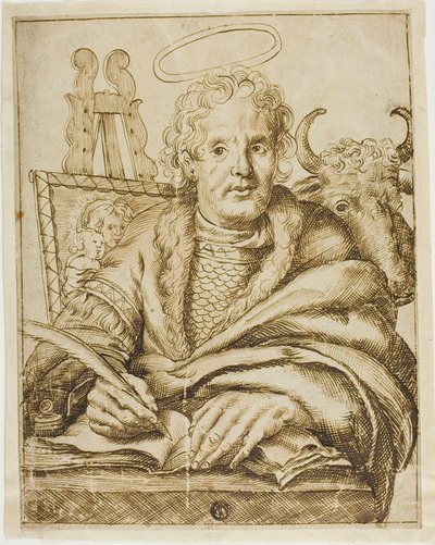 Sankt Lukas af Cornelis Visscher