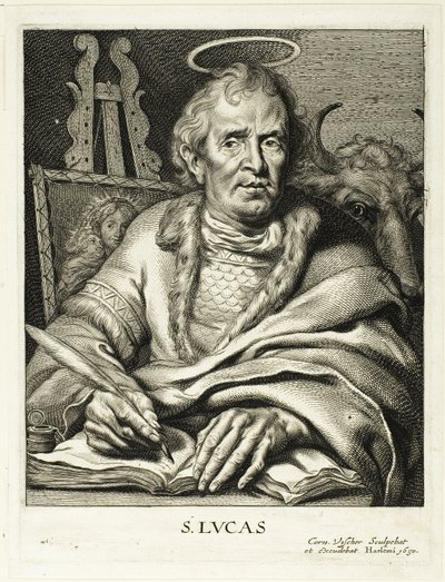 Sankt Lukas af Cornelis Visscher