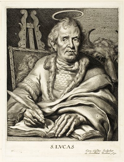 Sankt Lukas af Cornelis Visscher