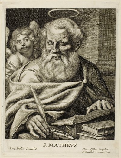 Sankt Matthæus af Cornelis Visscher